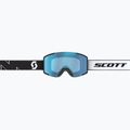 Ski goggles SCOTT Shield black/white/amp aurora green chrome 2