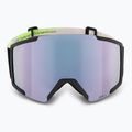 Ski goggles SCOTT Shield black/neon yellow/amp lavender chrome 2