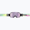 Ski goggles SCOTT Shield black/neon yellow/amp lavender chrome 2