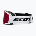 Ski goggles SCOTT Shield mineral white/black/amp red chrome 4