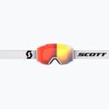 Ski goggles SCOTT Shield mineral white/black/amp red chrome 2