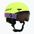 Children's ski helmet SCOTT Keeper 2 + goggles Witty neon yellow