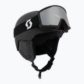 Ski helmet SCOTT Track + Gogle Factor Pro Combo mineral black/amp silver chrome 9