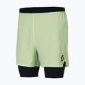 Men's running shorts SCOTT Hybrid Endurance Tech acid yellow/black