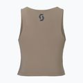 Endurance Crop training top toast beige 2