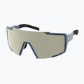 Sunglasses SCOTT Shield metallic blue/amp white chrome