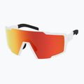 Sunglasses SCOTT Shield Compact white matt/amp red chrome