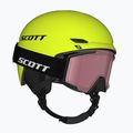 Children's ski helmet SCOTT Track + Gogle Factor Pro Combo neon yellow/black