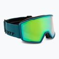 Ski goggles SCOTT Trace Pro petrol green/green chrome