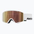 Ski goggles SCOTT Trace Pro Light Sensitive white/amp ls cinnamon chrome