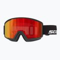 Ski goggles SCOTT Trace Pro Compact black/red chrome