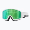 Ski goggles SCOTT Trace Pro Compact white/green chrome
