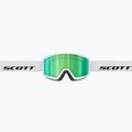 Ski goggles SCOTT Trace Pro Compact white/green chrome 3