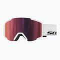 Ski goggles SCOTT Shield white/amp red chrome