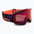 Ski goggles SCOTT Shield black/amp red chrome