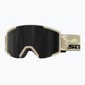 Ski goggles SCOTT Shield mojave beige/amp black chrome