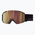 Ski goggles SCOTT Shield LS black/fog grey/amp ls cinnamon chrome