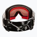 Ski goggles SCOTT React Light Sensitive granite black/white/amp red chrome 4