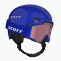 Children's ski helmet SCOTT Track + Gogle Factor Pro Combo blue/grey