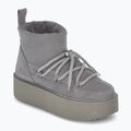 Women's INUIKII Classic Low Platform snow boots grey