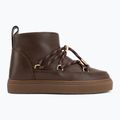 Women's snow boots INUIKII Full Leather Gloss brown 2