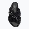 Women's slides INUIKII Woven Stones black 5