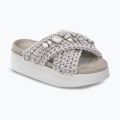 Women's slides INUIKII Woven Stones Platform stone grey