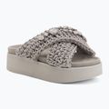Women's slides INUIKII Woven Stones Platform stone grey