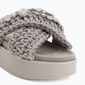 Women's slides INUIKII Woven Stones Platform stone grey 7