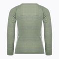 Children's thermal underwear ODLO Active Warm Eco Long steel grey melange/matte green 3