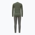 Children's thermal underwear ODLO Active Warm Eco Long steel grey melange/matte green 8