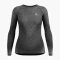 Women's thermal long-sleeve top Odlo Performance Warm Blackcomb Bl Top Crew Neck black