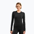Women's thermal sweatshirt ODLO Merino 200 Bl Top Crew Neck black
