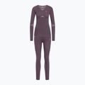 Women's thermal underwear set ODLO Fundamentals Performance Warm gray ridge