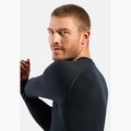 Men's thermal sweatshirt ODLO Performance Warm Bl Top Crew Neck black 4