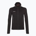 Men's Mammut Taiss Light ML Hooded fleece sweatshirt black 4