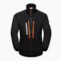 Mammut Aenergy IN Hybrid men's jacket black and orange 4