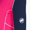 Mammut women's trekking sweatshirt Aenergy ML Half Zip Pull pink and navy blue 3