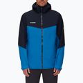 Mammut Convey Tour HS men's hardshell jacket blue and navy