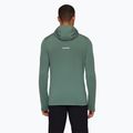 Men's Mammut Aconcagua Light ML Hooded trekking sweatshirt green 2