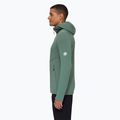 Men's Mammut Aconcagua Light ML Hooded trekking sweatshirt green 3