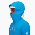 Mammut men's rain jacket Taiss HS Hooded glacier blue 4