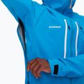 Mammut men's rain jacket Taiss HS Hooded glacier blue 6