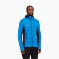 Men's trekking sweatshirt Mammut Taiss Light ML Hooded azurite marine