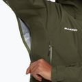 Men's Mammut Crater IV HS Hooded dark marsh rain jacket 4