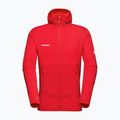 Men's trekking sweatshirt Mammut Taiss Light ML Hooded mammut red