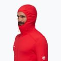 Men's trekking sweatshirt Mammut Taiss Light ML Hooded mammut red 2