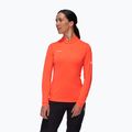 Mammut women's trekking sweatshirt Aenergy ML Half Zip Pull peach