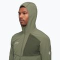 Women's trekking sweatshirt Mammut Madris Light ML Hooded marsh 3