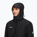 Men's rain jacket Mammut Treeline HS Hooded black 4